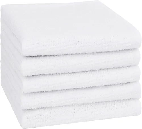 Vista 12 de Orighty Paquete de 5 toallas faciales de microfibra, altamente absorbentes y suaves al tacto, toallas de mano para baño, hotel, spa y gimnasio, 11.5
