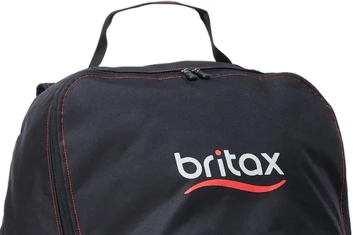 Vista 2 de Britax Bolsa de viaje para asiento de automóvil con correas acolchadas para mochila, resistente al agua, ruedas integradas, múltiples asas