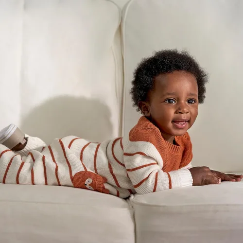 Vista 5 de Gerber Baby Boys' Sweater Knit Romper Jumpsuit