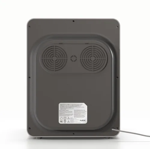 Vista 10 de HubiBaby Smart UVC LED Desinfectante y secadora para biberones, control de aplicación y ajustes de tiempo personalizados, capacidad XL para 18