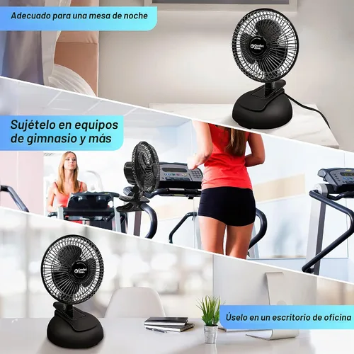 Vista 6 de Comfort Zone ventilador con sujetador de 6 pulgadas