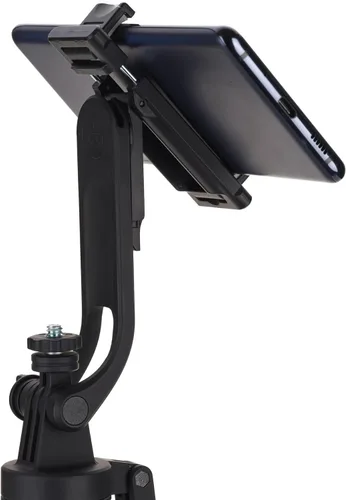 Vista 5 de Benro Mini trípode y palo selfie con control remoto Bluetooth para teléfonos inteligentes (negro) (BK70)