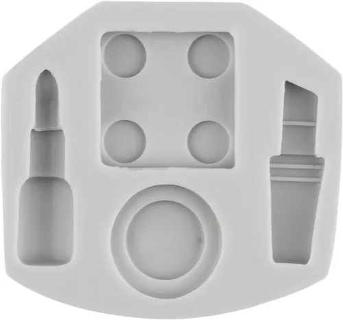 Vista 8 de Sijiangmold Herramientas de maquillaje, moldes de silicona, lápiz labial, botella de perfume, sombra de ojos, rizador de pestañas, molde