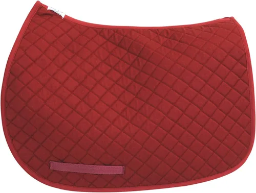 Vista 6 de TuffRider Basic Pony Saddle Pad – Diamond Quilted, Flannel Lined, Breathable Schooling Pad for Horses