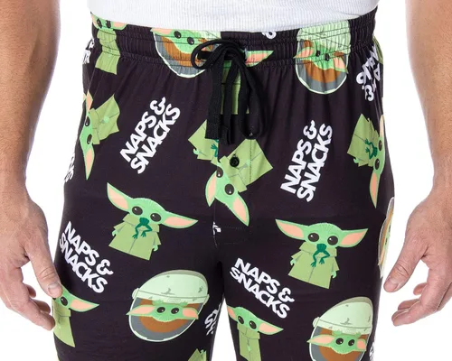 Vista 2 de Star Wars The Mandalorian Baby Yoda - Pantalones de pijama para hombre