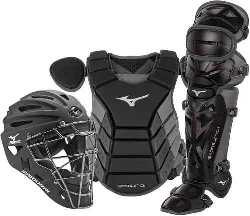 Vista 17 de Mizuno Samurai Baseball Boxed Catcher's Gear Set