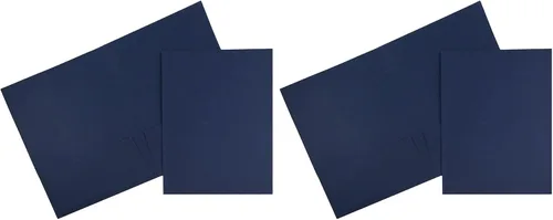 Vista 30 de JAM Paper, dos carpetas de bolsillo de tela negra, paquetes de varios tamaños lino borgoña