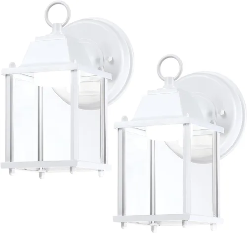 Vista 8 de LIT-PaTH Lámpara de pared con luz de diodo emisor de luz (LED) para exteriores, accesorios de iluminación de pared para porche, 3000K 9.5W 800