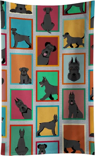 Vista 12 de Caroline's Treasures MLM1160KTWL - Lots of Red Siberian Husky - Toalla de cocina para invitados, toalla de baño decorativa para cara, té, paño