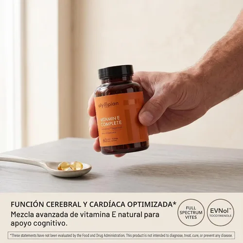 Vista 5 de Olympian Labs Tocomin Tocotrienol Vitamina E Complete, 60 cápsulas blandas