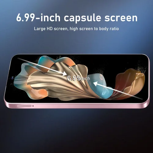 Vista 6 de VSQAOF Teléfono desbloqueado 16PROMA X, teléfono inteligente de 16+512 GB, Android 14.0, batería de larga duración 7000 mAh, pantalla de 6.99