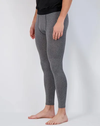 Vista 2 de Real Essentials Paquete de 3 pantalones de compresión activos para hombre, mallas de capa base de entrenamiento