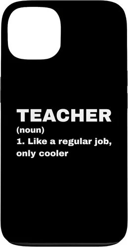 Vista 7 de Funny Teacher Definition Like A Regular Job Only Cooler Noun Case for iPhone 17
