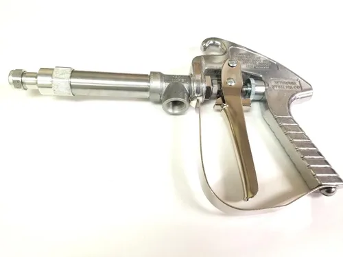 Vista 2 de TeeJet Pistola rociadora de aluminio de latón de 13 pulgadas, 4.8 GPM, 200 PSI (AA43LA-AL8)