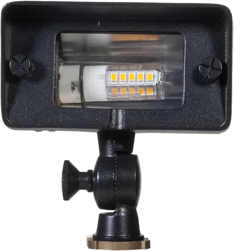 Vista 2 de Luz de inundación suave VOLT de 12 V (negro) y bombilla LED G4 de 3W 2700K