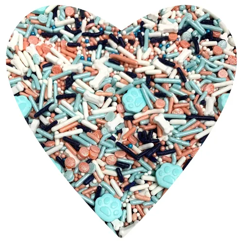 Vista 12 de COOL MOM SPRINKLES Chispitas Azules y Amarillas (4 oz.) – Chispitas Temáticas de Cumpleaños para Decorar Pasteles, Cupcakes, Galletas y Postres