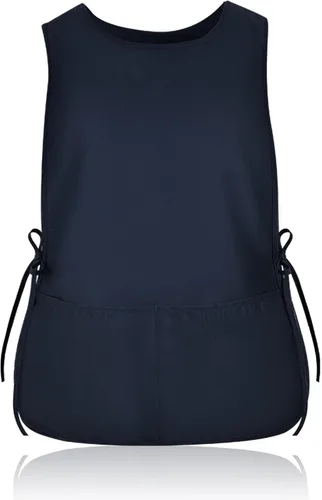 Vista 24 de TFTAFAN Delantal Cobbler Unisex Impermeable Delantal con 2 Bolsillos Profundos Art Smock para Pintar Limpieza Artiest Delantal Trabajo Cocina
