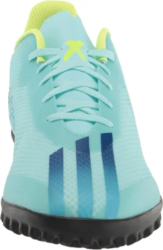 Vista 2 de adidas Tenis de fútbol unisex para adultos X Speedportal4 AquaPower BlueSolar Yellow 75 Women75 Men