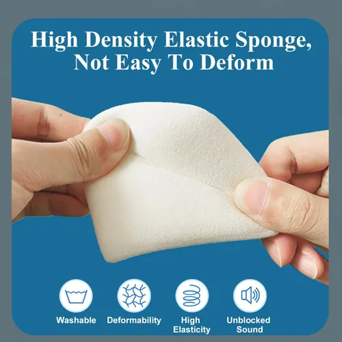 Vista 5 de Fielect 2 unids micrófono cubierta esponja espuma micrófono cubierta de micrófono de mano protección protección micro espuma filtro blanco