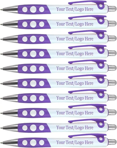 Vista 4 de SyPen Bolígrafos personalizados con logotipo/texto, paquete de 350 unidades a granel para negocios, fiestas y eventos, impresión personalizada