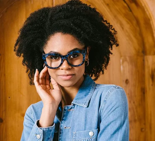 Vista 4 de Peepers by PeeperSpecs Gafas de lectura de gran tamaño con bloqueo de luz azul para mujer