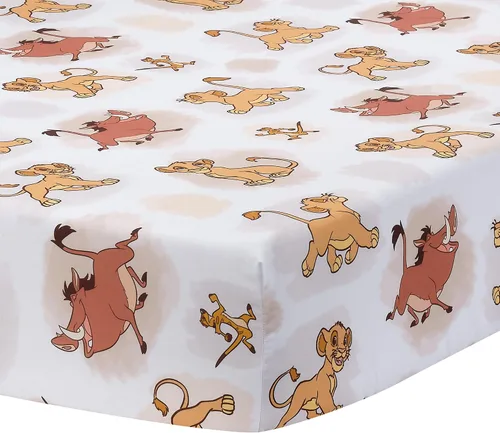 Vista 7 de Lambs & Ivy Disney Baby Forever Mickey Mouse - Sábana bajera ajustable para cuna blanca Fits Standard Size Crib/Toddler Mattress Measuring 52" x