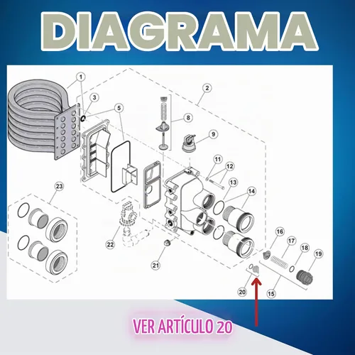 Vista 3 de Swimables Tapón de drenaje con oring compatible con Mastertemp y Max E Therm Calentador de piscina U178-920P Compatible con 460736 SR400NA y más