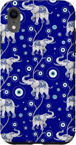 Vista 25 de Funda con dije de elefante de mala suerte para iPhone 17