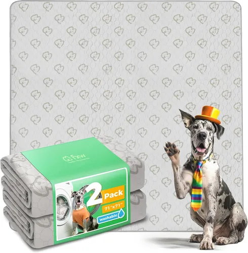 Vista 11 de FXW Almohadillas lavables para orina para perros, almohadillas para cachorros con súper absorbentes, diseñadas específicamente para jaulas de 24