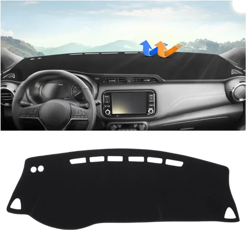 Vista 39 de Autorder - Tapete para salpicadero para 2007-2013 Chevy Chevrolet Silverado/GMC Sierra con dos guanteras, accesorios, cubierta de salpicadero