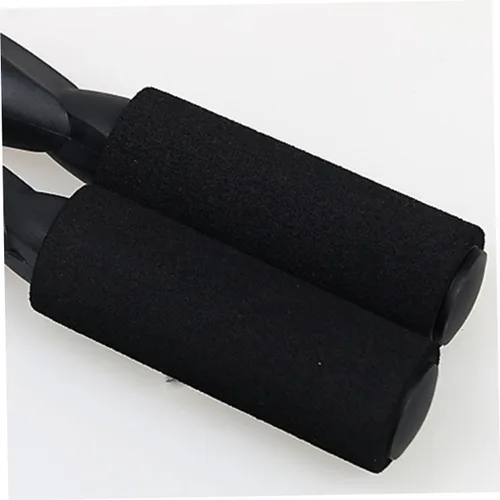 Vista 3 de 2 cuerdas de saltar con rodamientos de bolas con asas ergonómicas antideslizantes, cable de PVC para resistencia a los arañazos y flexibilidad
