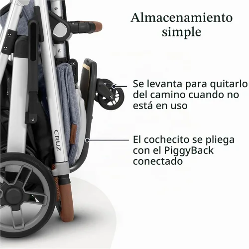 Vista 3 de [Usado] UPPAbaby Piggyback para Cruz V2