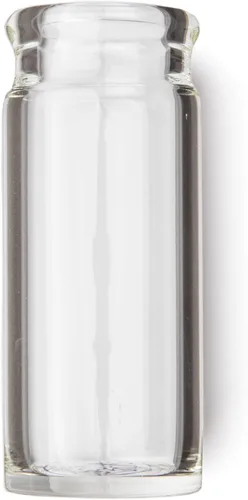 Vista 4 de Jim Dunlop Blues Bottle - Tobogán grande de cristal transparente de pared pesada