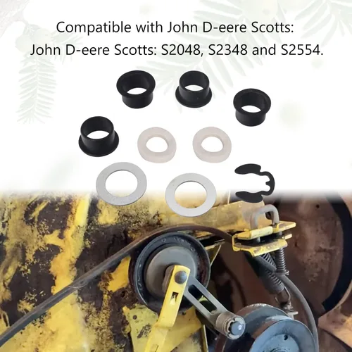 Vista 7 de M136635 M143350 - Tensor de brazo tensor y buje de reconstrucción compatible con modelos de tractor y cortacésped John D-eere 48C 54C GT LX GX