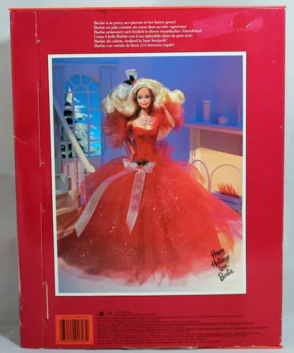 Vista 2 de 1988 HAPPY HOLIDAYS BARBIE - 1ª EN SERIE COLECTIBLE por Mattel