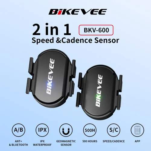 Vista 7 de Wireless Bike Computer GPS Bundle, Speedometer & Odometer, Cadence Sensor, Auto Backlight & Auto Stop, IPX7 Waterproof, 2.6" LCD Display