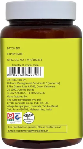 Vista 3 de HERBAL HILLS Tabletas de Moringa 120 unidades (1000 mg)