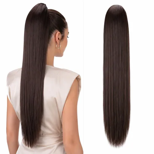 Vista 14 de PRETTYSHOP - Extensión de pelo largo y liso, resistente al calor