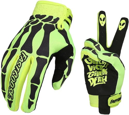 Vista 2 de Guantes de ciclismo para hombre y mujer, guantes de motocicleta con pantalla táctil, guantes de motocicleta para carretera y motocross, guantes