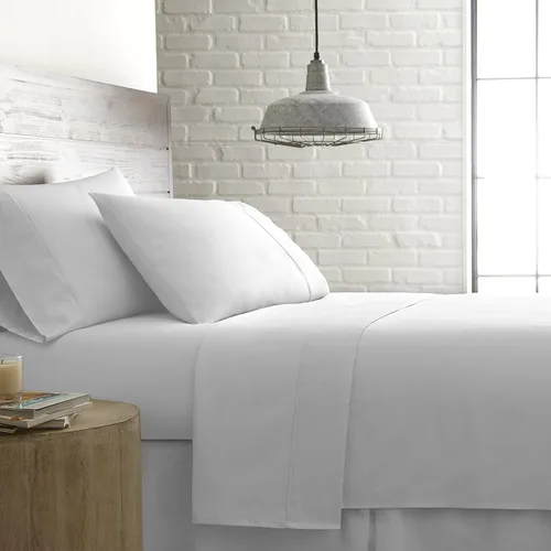 Vista 19 de Southshore Fine Living, Inc., Sábanas de Algodón 100% con Bolsillo Profundo, Sábanas de Algodón Satén de 300 Hilos Juego de Cama Tamaño Full, Sábana