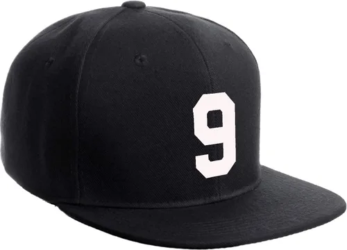 Vista 132 de Número de equipo modificado para requisitos particulares del jugador del color del sombrero del Snapback de la visera plana clásica de la visera