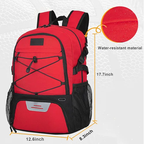 Vista 51 de Goloni Mochila de fútbol,Mochila de baloncesto con compartimento para pelotas y compartimento para zapatos,Mochila para baloncesto,Fútbol
