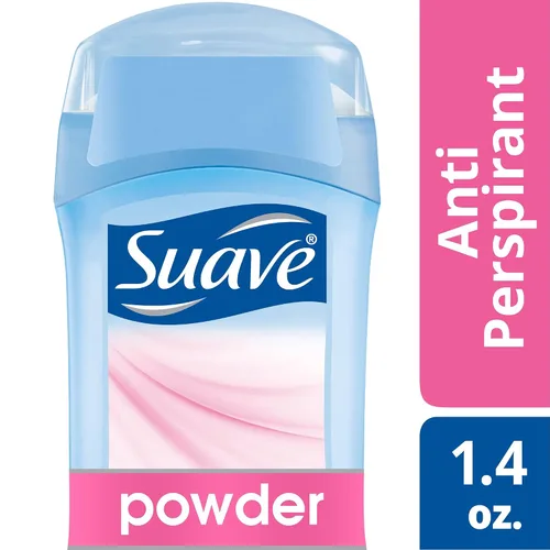 Vista 3 de Suave desodorante antitranspirante sólido invisible en polvo de protección las 24 horas, 1.4 onzas
