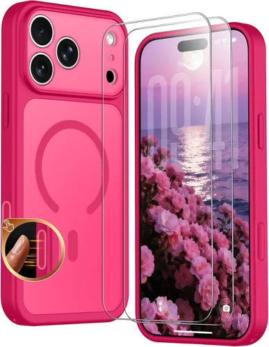 Vista 105 de SPIDERCASE Funda magnética translúcida diseñada para iPhone 11, con 2 protectores de pantalla de vidrio templado, antihuellas, para iPhone 11 de 6.1