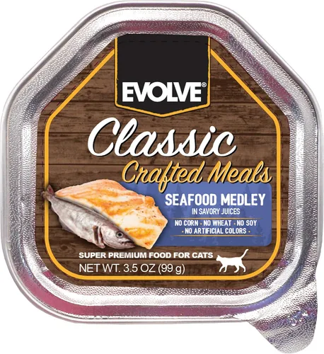Vista 13 de Evolve Comida clásica hecha a mano con receta de pollo para gatos (paquete de 15)