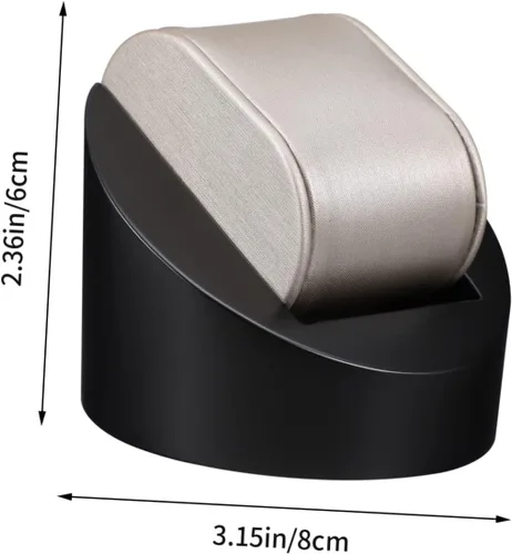 Vista 2 de NOLITOY Soporte de reloj para hombre, 3 uds. Soporte de reloj inteligente para hombre, estante de exhibición de reloj, reloj de teléfono, brazaletes