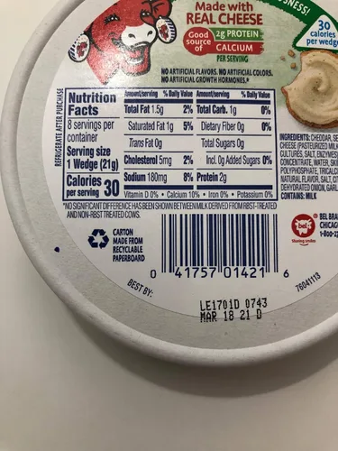 Vista 8 de The Laughing Cow Paquete variado de cuña de queso untable
