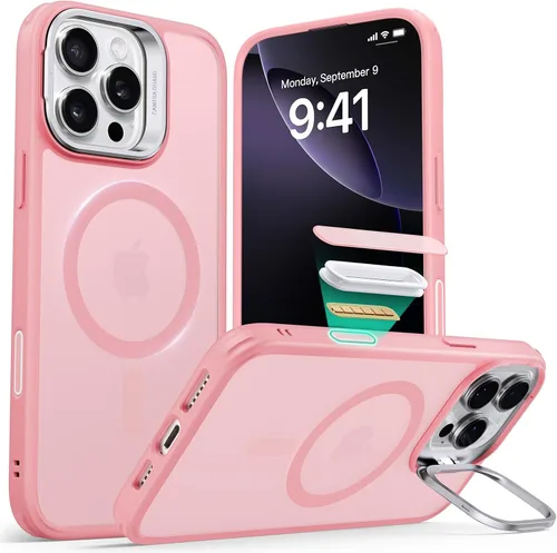 Vista 56 de ESR Funda para iPhone 13 Pro, compatible con MagSafe, protección de grado militar a prueba de golpes, soporte de anillo de cámara integrado, funda