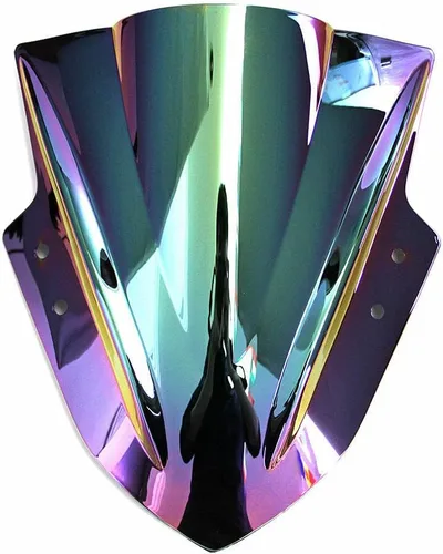 Vista 4 de Parabrisas de motocicleta negro apto para Kawasaki EX300 2013 2014 2015 2016 2017 EX 300 ABS Deflector de viento de plástico ABS
