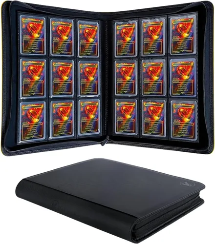 Vista 23 de Carpeta de tarjetas coleccionables de 2000 bolsillos (NEGRO)